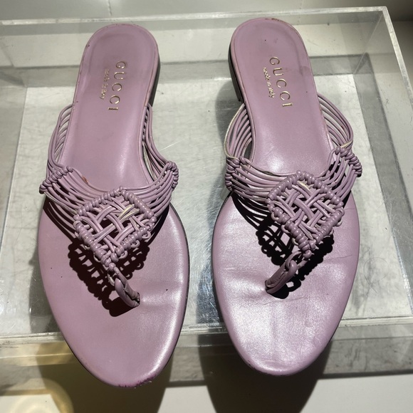 Gucci Women's Purple Sandals - Picture 12 of 13